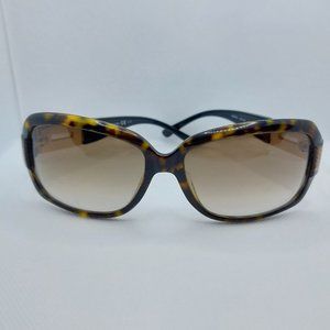 Jimmy Choo Essie/S Black Gradient Lens Tortoise Framed Sunglasses
